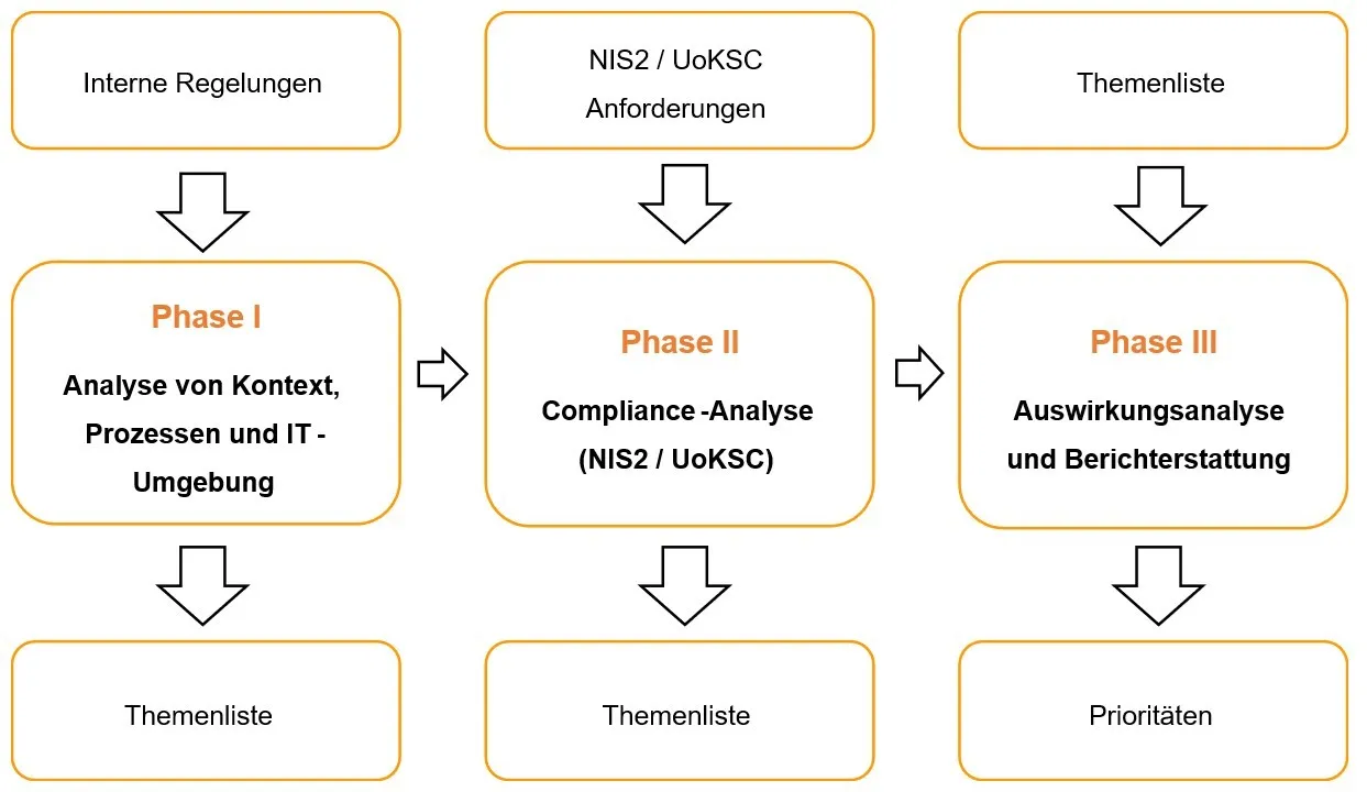 Diagramm für IT-Sicherheitsaudit