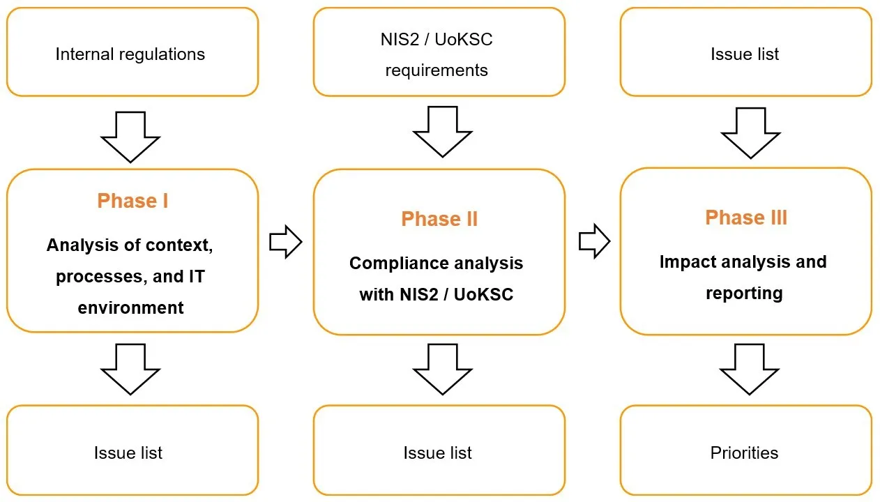 IT security audit diagram
